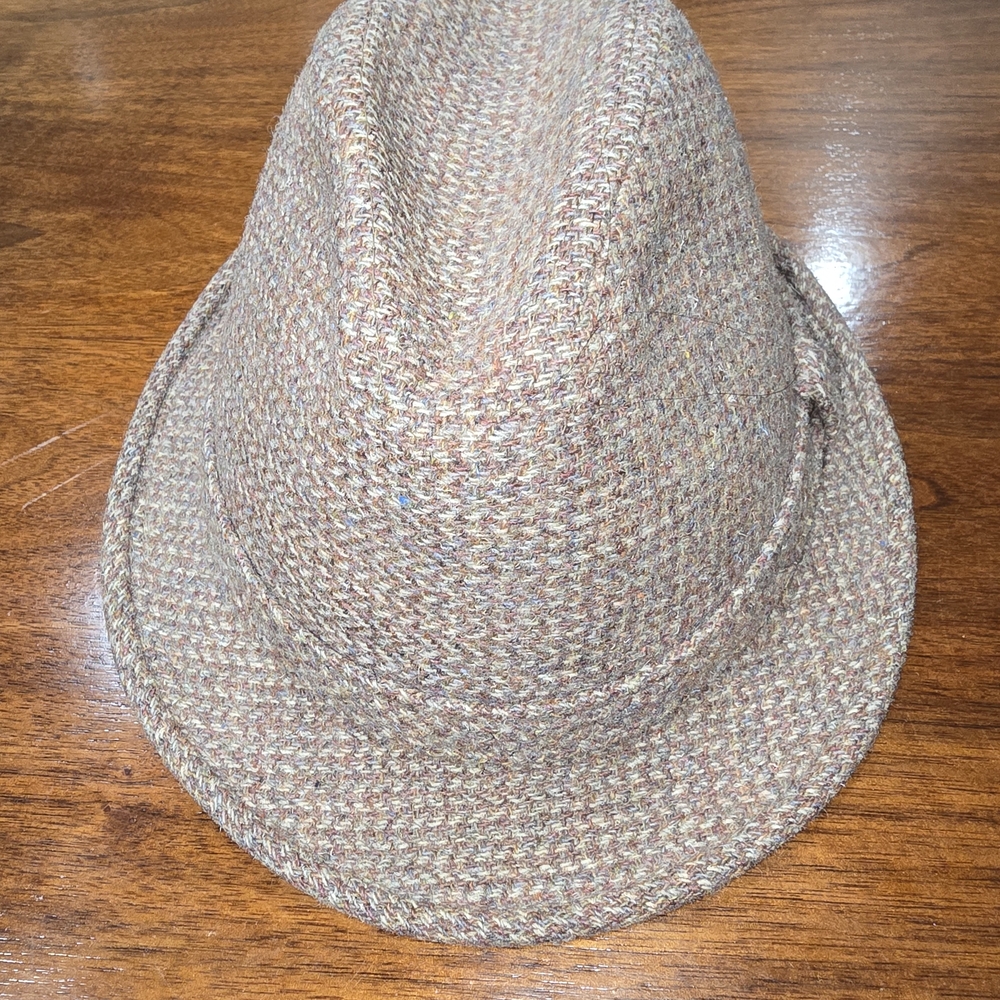 Vintage Churchill Ltd. Tweed Fedora / Walking Hat‎ - Size 7 1/8